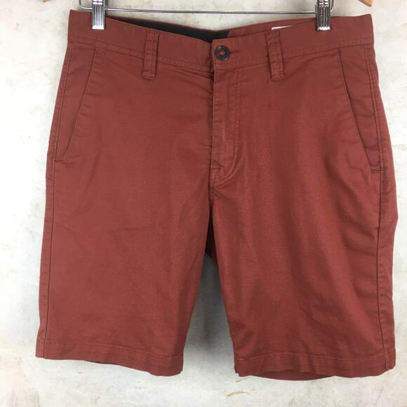 Volcom Rust Red Board Shorts  Men's Size 31 - Picture 14 of 16